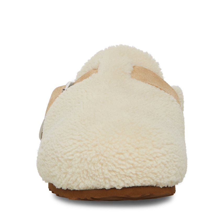 Sandalias de Diapositivas Steve Madden Cuddle Mujer Blancas | ES NPE920